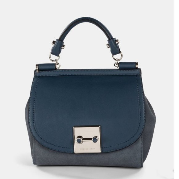 Celine Dion Baroque Leather Handle Bag - Picture 1 of 8